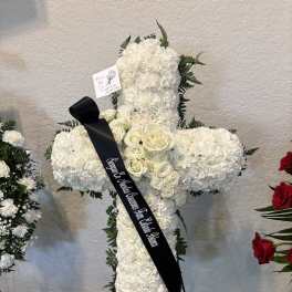 White sympathy cross