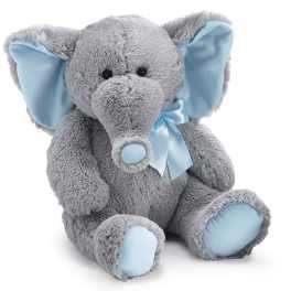PLUSH GRAY BABY BOY ELEPHANT