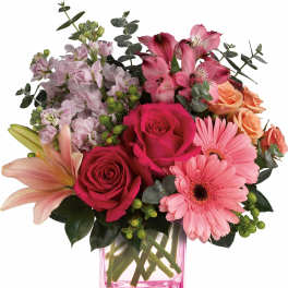 Painterly Pink Bouquet