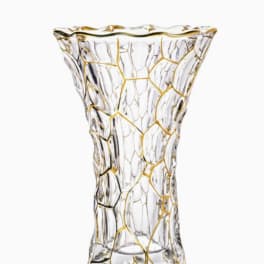 Vintage Hand-painted Widemouthed Flower Vase