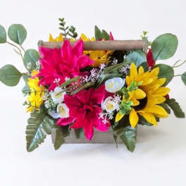 Silk Sunny Sunflower Meadow