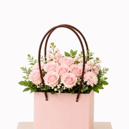 Blush Garden Bag Arrangement™