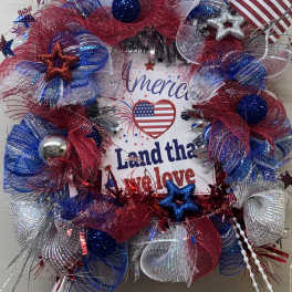 Celebrate America Door Wreath