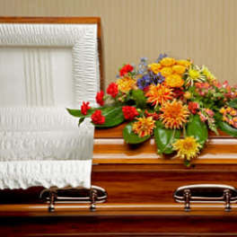 Graceful Garden Casket Spray (DL)