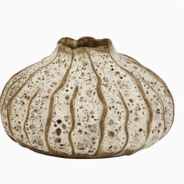 White Moss Vase