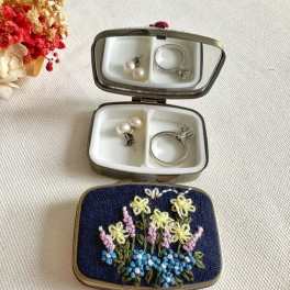 Navy Blue Pill Box