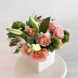 Peach Harmony Vase