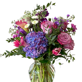 Blueberry Hydrangea and Garden Mix Tall