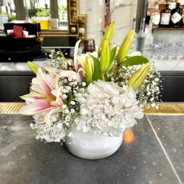 Classic Lilies Elegance Vase