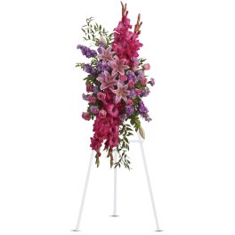 Touching Tribute Spray by Teleflora