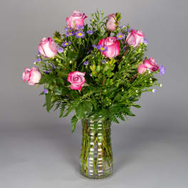 Purple Rose Elegance