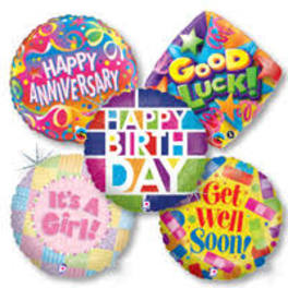 Bunch of 10 Mylar Balloons for any occasion