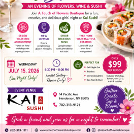 * Sip, Savor & Bloom