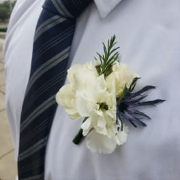 flowers of choice to match dress