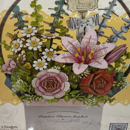 Rowood Wooden Flower Basket