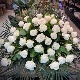 All Rose Casket Spray