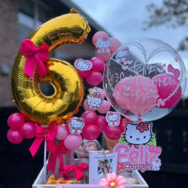 six hello kitty