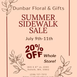 Limited Time! Sidewalk Sale July 9th - 11th