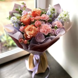 Designer's Choice wrapped bouquet