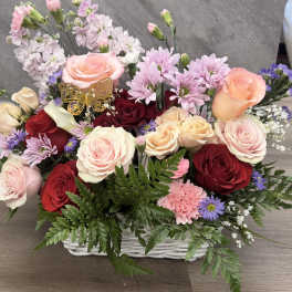 Pink basket