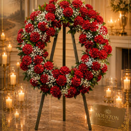 Red Carnation Wreath