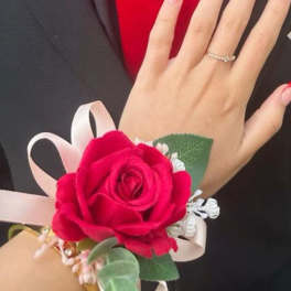Red corsage