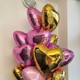 #237 pink and gold