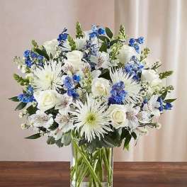 Sincerest Sorrow Blue & White