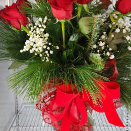 PINE AND ROSES