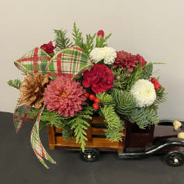 The Merry Little Delivery Truck by Chasing Petals