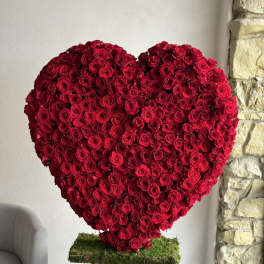 Wonderful Love - Standing heart (Large size)