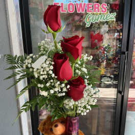 Teddy Hug Roses