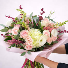Heart On Your Sleeve Handtied Bouquet