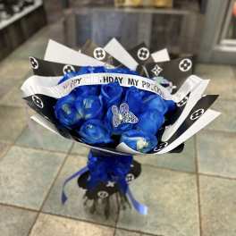 Blue Roses Buchon
