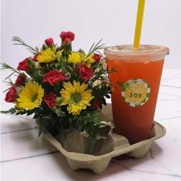 Tea & Flowers from Rooted on J