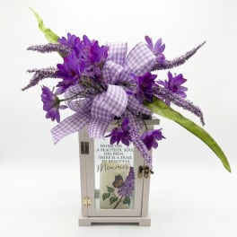 Trail of Beautiful Memories Lighted Lantern