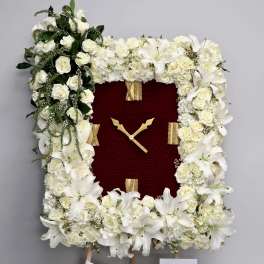 Rose and Lily Clock