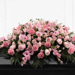 FTD Sweetly Rest Casket Spray