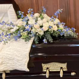 Graceful Garden Casket Spray