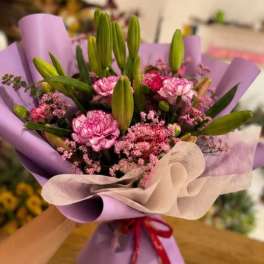 Lily & Carnation Bouquet