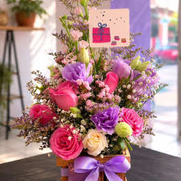 Lavender Dream Garden Basket