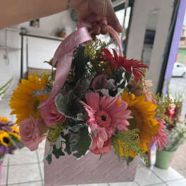 Flower Handbag Arrangement