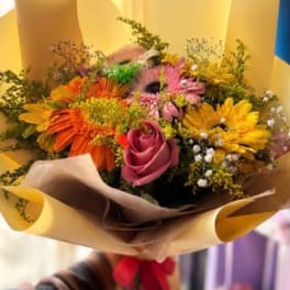 Tropical Gerbera Mix Bouquet