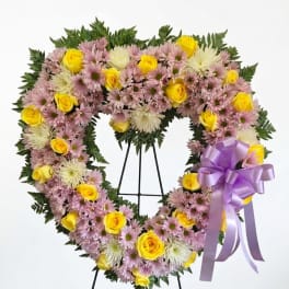 Grateful Heart Sympathy Standing Arrangement