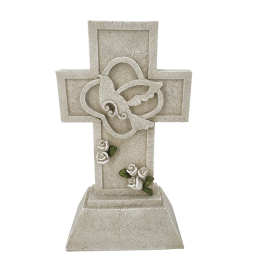 Cross with Dove Memorial Stone