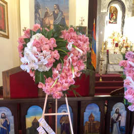 Sympathy Pink Heart - Santa Clarita Valley Florist