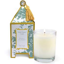 Fleurs de St. Germain Classic Toile Pagoda Box Candle by Seda France