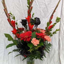 Memorial reception flowers