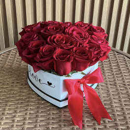 Heart Rose Box