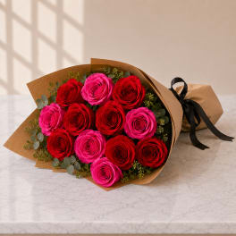 Flirt Alert – Rose Bouquet | Same-Day Flower Delivery Los Angeles
